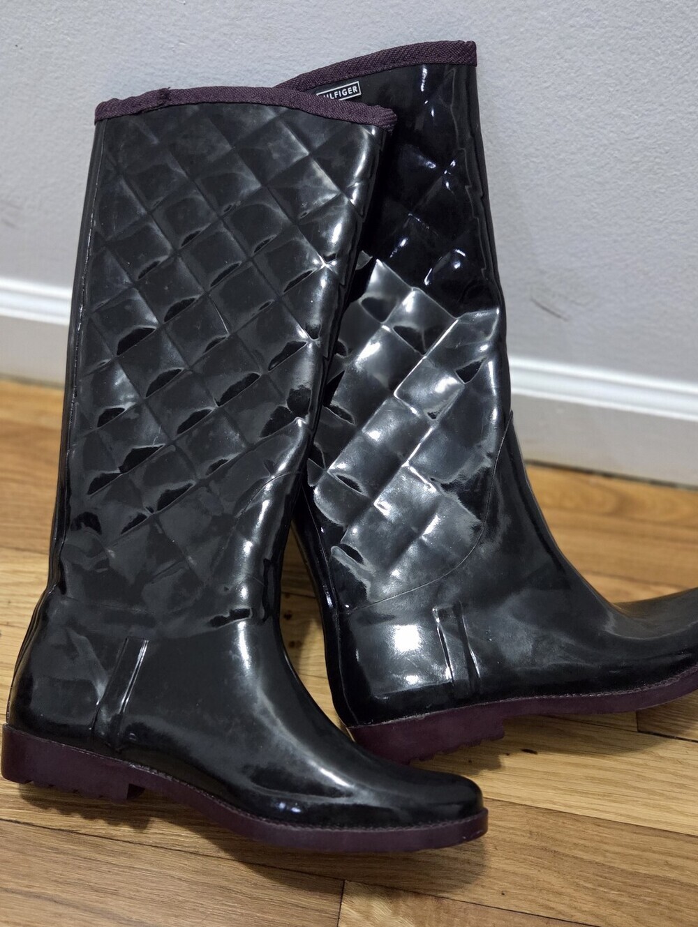 Tommy Hilfiger Tall Tufted Rain Boots